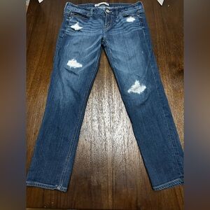 Express jeans modern boyfriend low rise size 6